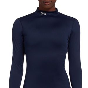 Women’s Under Armour Cold Gear Mock NAVY